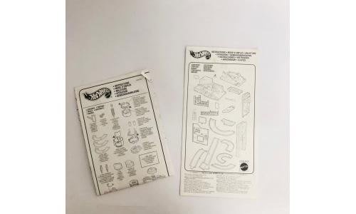 Lote de Manuais Hot Wheels